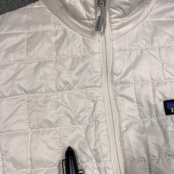 Patagonia Nano Puff Jacket Womens XXS White Quilted Primaloft Puffer Full Zip - Picture 5 of 15